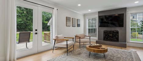 Hus, flere senger, hageutsikt (Cape Cod) | Innvendig