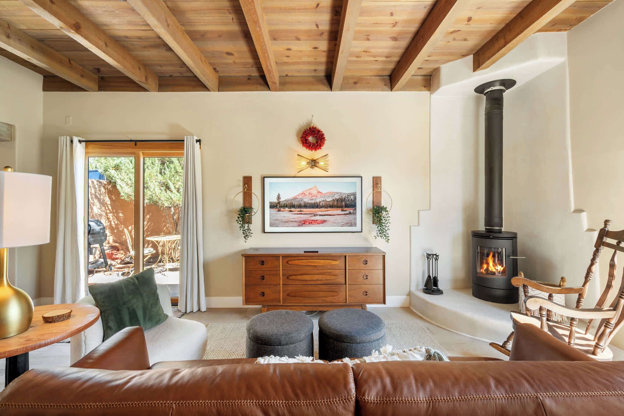Fireplace, offices