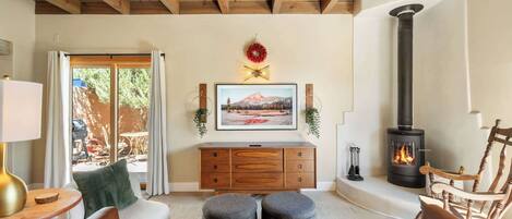 Fireplace, offices