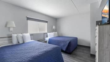 Blackout curtains, iron/ironing board, free WiFi