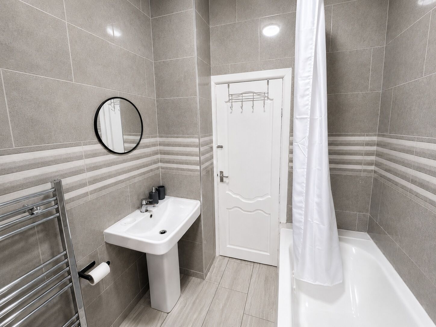 Towels, soap, toilet paper