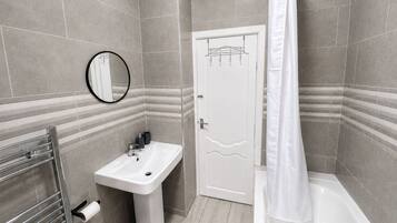 Towels, soap, toilet paper