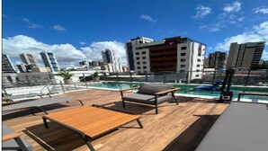 Appartement Luxe, vue ville | Enceinte de l’hébergement