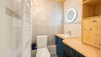 Shower, hair dryer