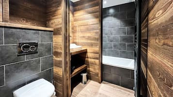 Shower, hair dryer