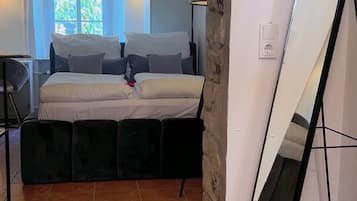 1 makuuhuone, silitysrauta/-lauta, ilmainen Wi-Fi, vuodevaatteet