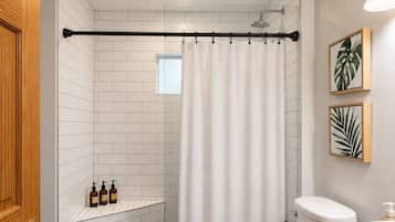 Shower, hair dryer