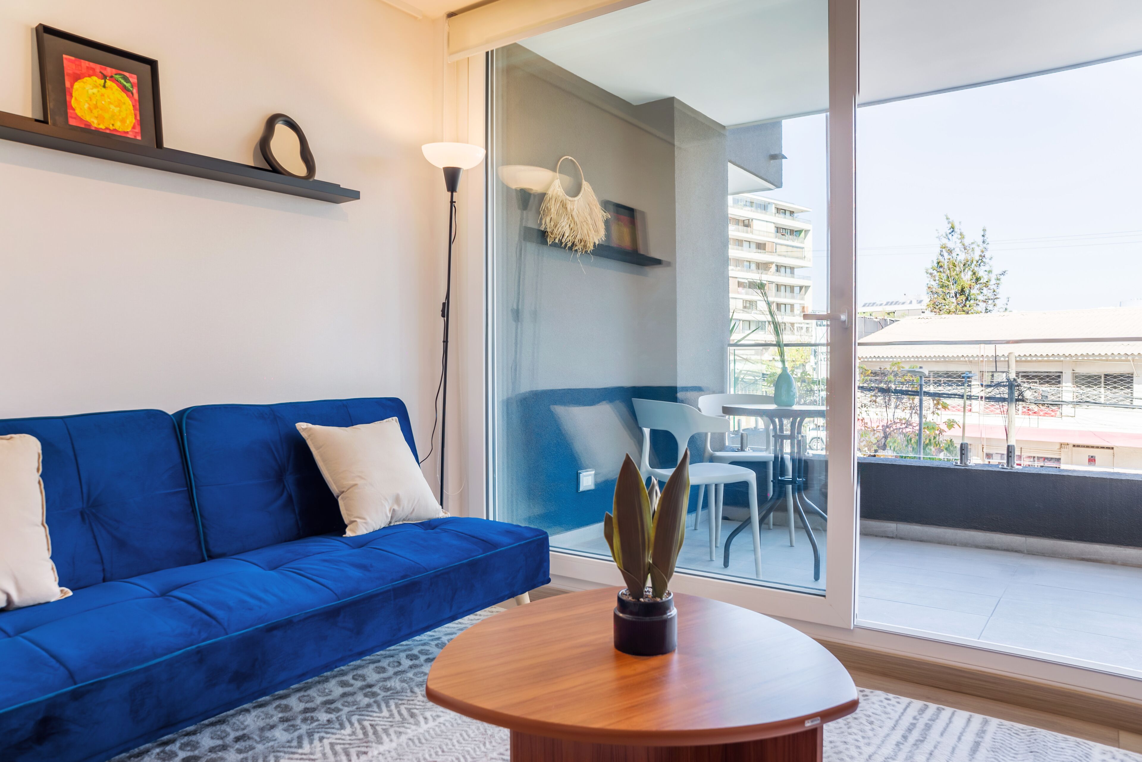Familie appartement, balkon, uitzicht op stad | Woonruimte