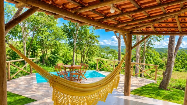 Aerial view - Casa com Jacuzzi Charme Corumbá 4 (Alexânia)
