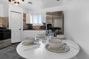 Coffee/tea maker, fridge, microwave, oven - Spacious 6BR Buffalo Home – Sleeps 14, Pet-Friendly, Near Broadway Market & Downtown (Buffalo)