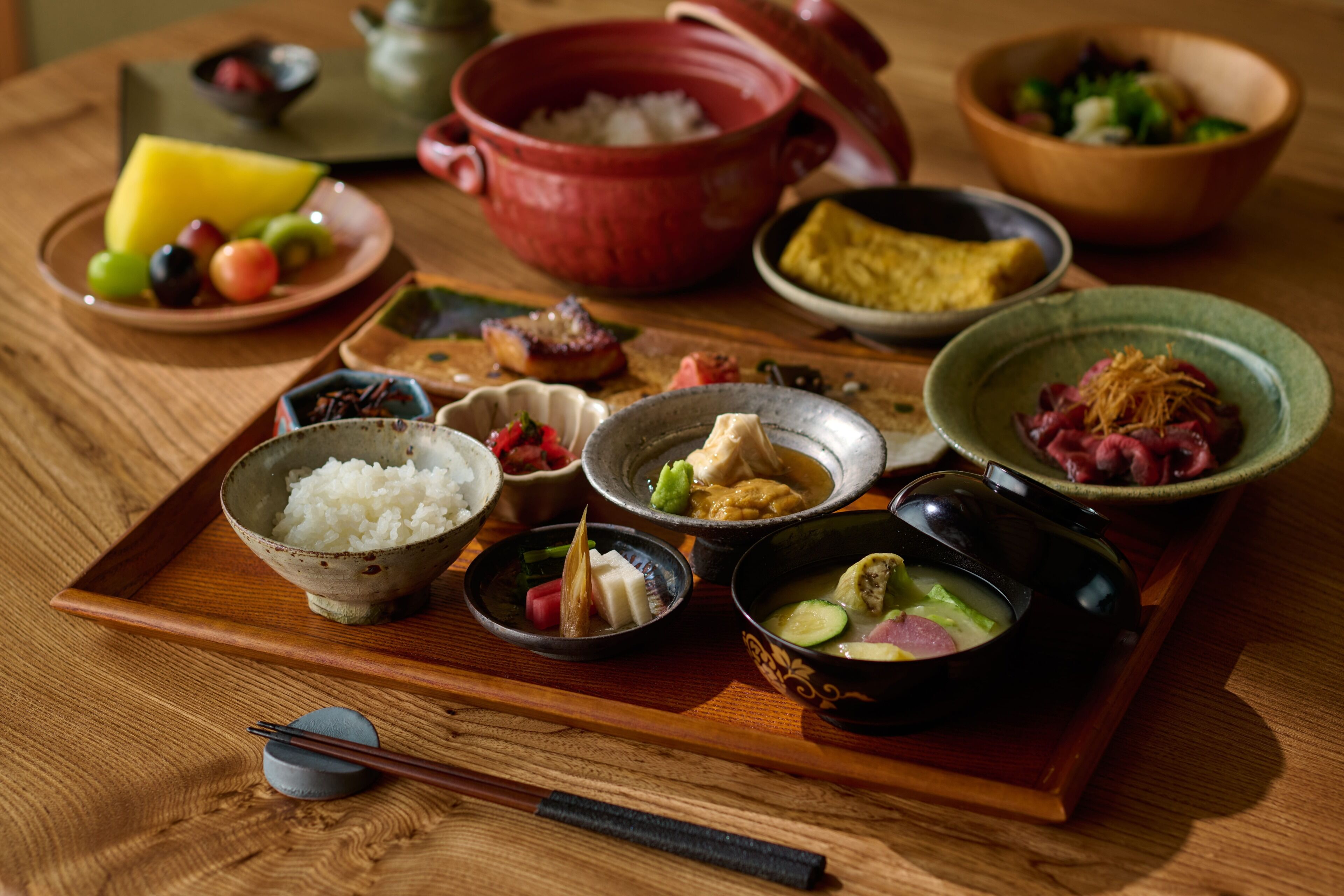 Daily Japanese breakfast for a fee