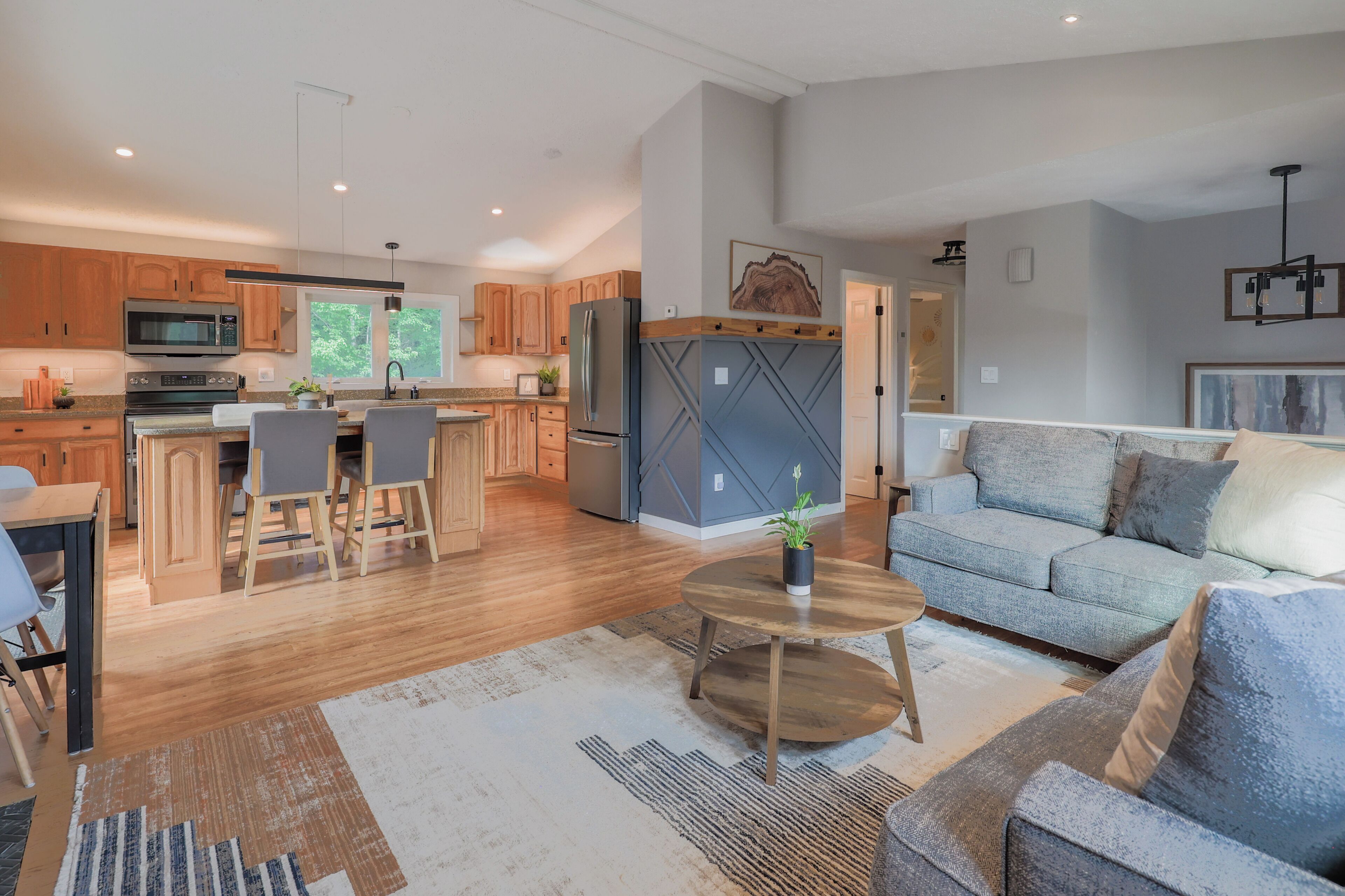Smart TV, chimenea