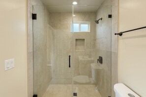 Bathroom - Cozy Playhouse Retreat with Private Yard & Theater Lounge (Lawndale)