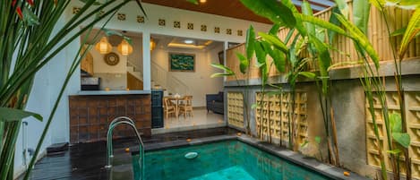 Villa Deluxe, 1 habitación, no fumadores, vistas a la piscina | Piscina privada