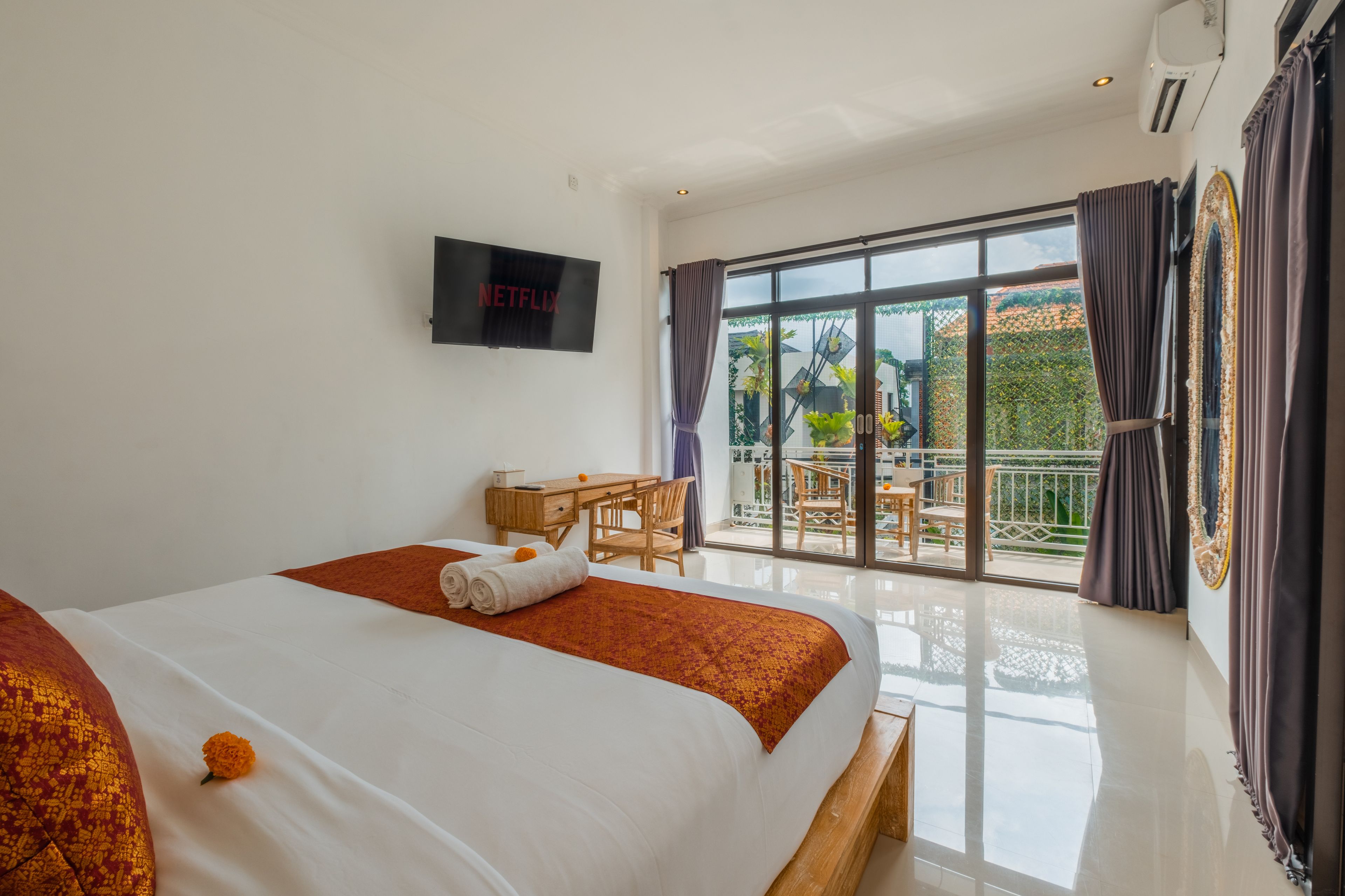 Deluxe Villa, 1 Bedroom, Non Smoking, Pool View | Balcony view