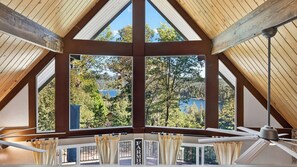 House (3 Bedrooms) | Interior - North Bay Chalet by Avantstay A-frame + Game Room Deck Dining + Firepit + Lake Views Near Dining (Lake Arrowhead)