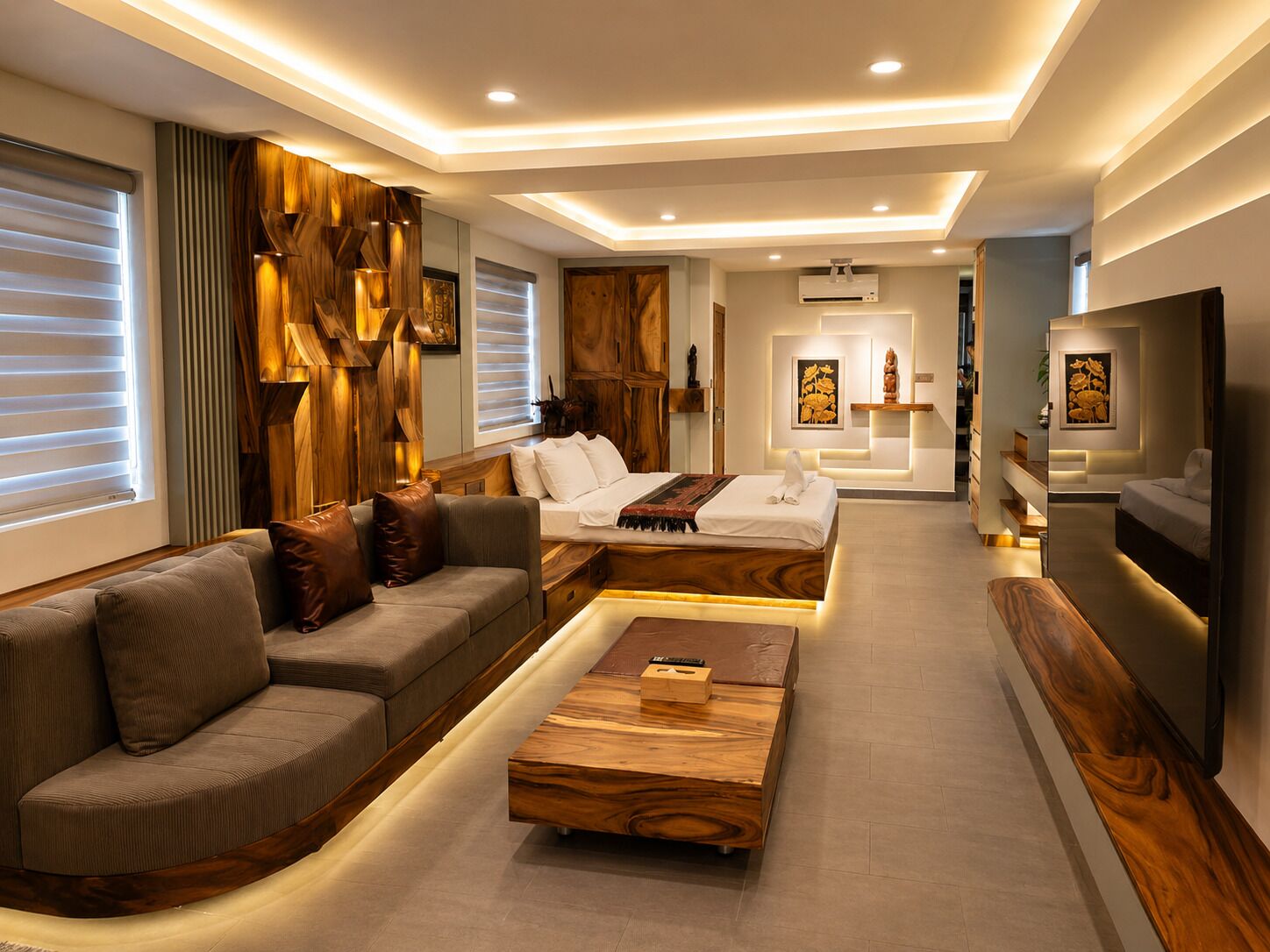 Studio Confort, vue ville | Intérieur