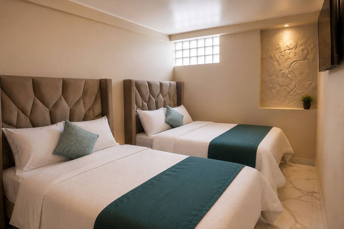 Wifi gratis y ropa de cama 