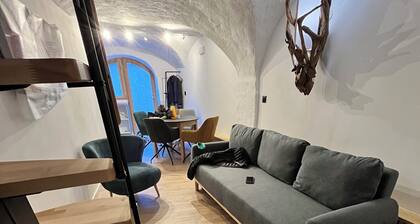 A unique, renovated apartment in a former sheep barn in the Haute-Alpes region