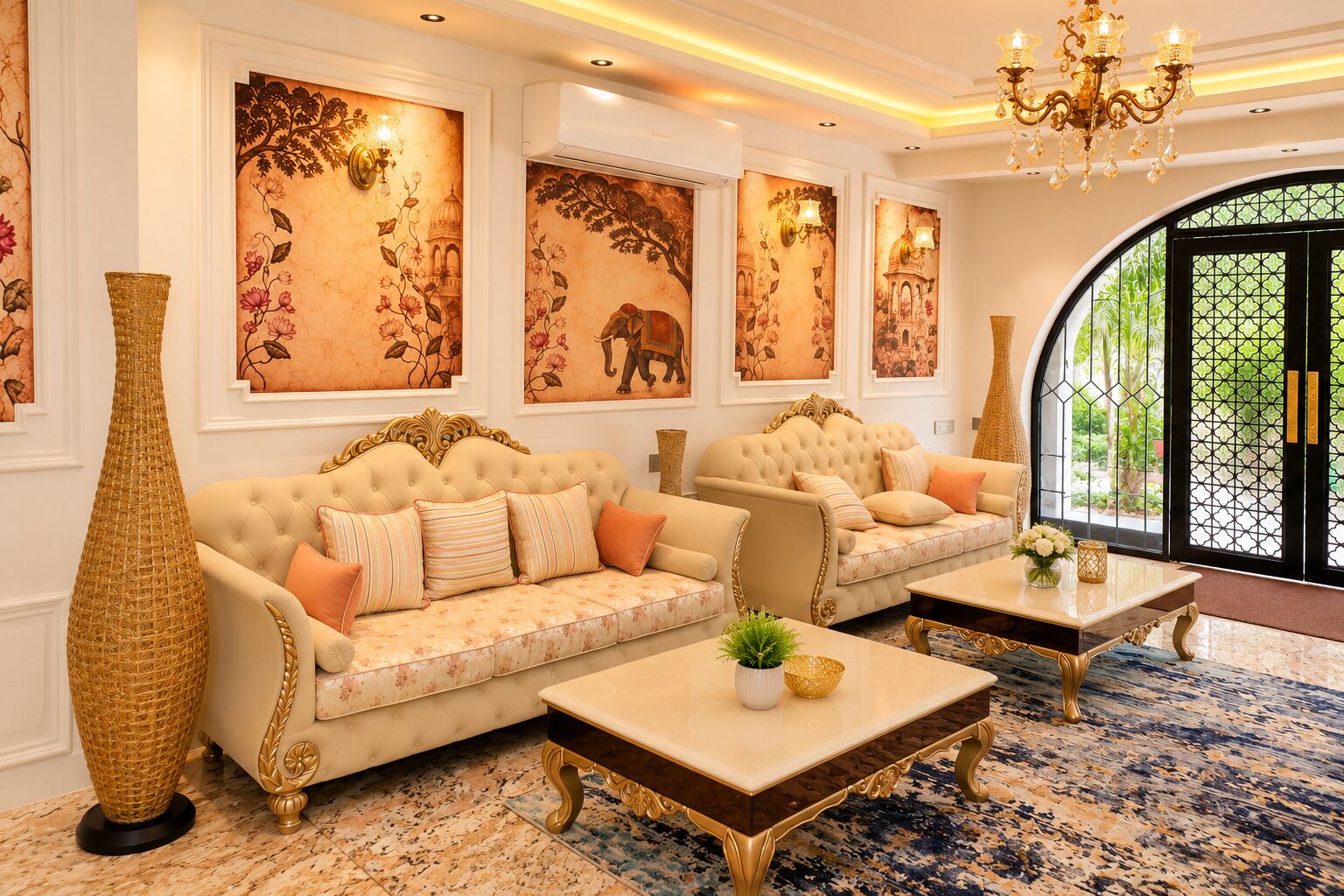 Lobby sitting area