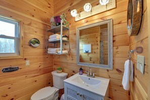 Bathroom - Ridgefolk Retreats! Set of 2 Cabins in Frenchburg (Frenchburg)