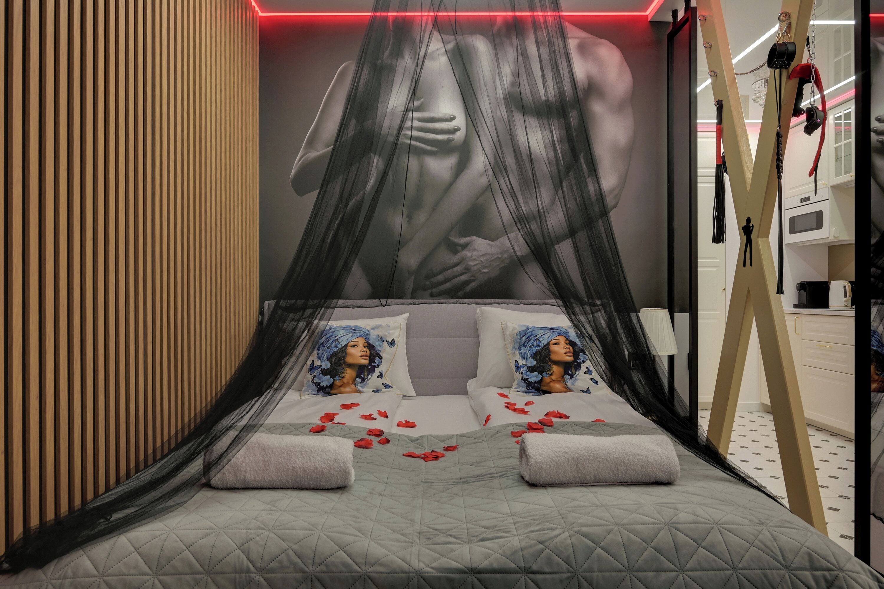 Studio Confort, balcon | Fer et planche à repasser, accès au Wi-Fi (inclus)