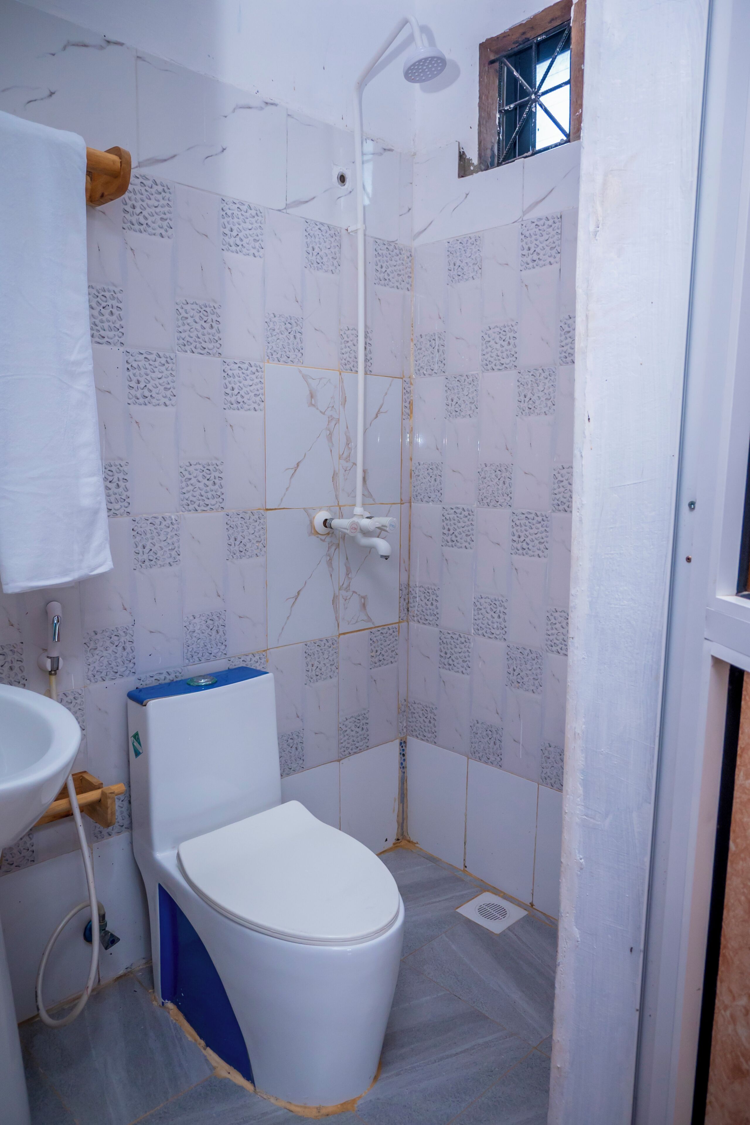 Towels, soap, toilet paper