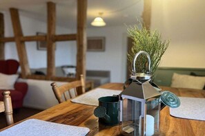 Dining - Goldbachmühle holiday apartment "Müllerwohnung" (Überligen)