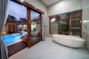 Villa, 1 Schlafzimmer, eigener Pool | Wellness