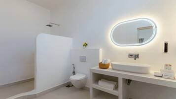 Zimmer, Gartenblick | Badezimmer