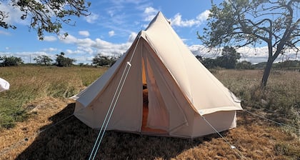The Spartan- Bell tent set in the stunning Somerset countryside ( unfurnished )