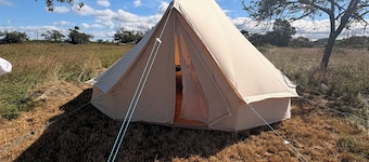 The Spartan- Bell tent set in the stunning Somerset countryside ( unfurnished )