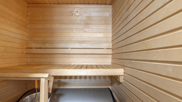 Căn hộ, 2 phòng ngủ, cạnh sườn núi | Phòng xông hơi sauna