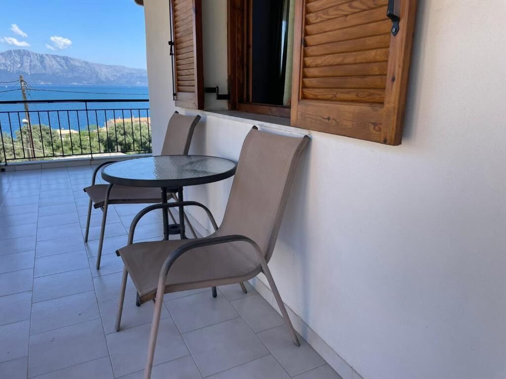 Double Room, Balcony, Sea View | Outdoor dining