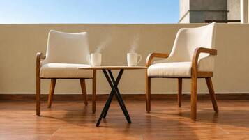 Twin Room, Balcony, City View | Property grounds