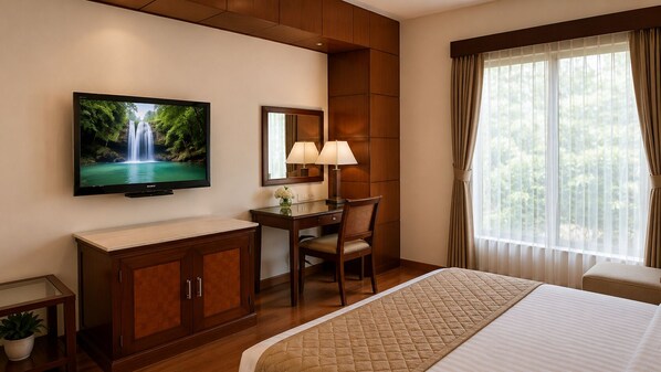 In-room safe, desk, laptop workspace, soundproofing - Bel La Monde Blu Chhattarpur (New Delhi)
