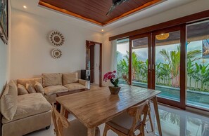 Deluxe Villa, 1 Bedroom, Kitchenette, Pool View | Interior - Padi Mas Villas with Private Pool (Bali)