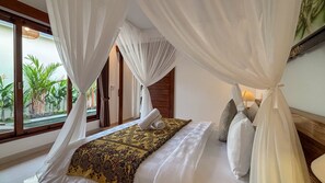 Deluxe Villa, 1 Bedroom, Kitchenette, Pool View | Free WiFi, bed sheets - Padi Mas Villas with Private Pool (Bali)