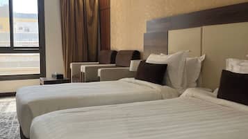 Premium bedding, minibar, in-room safe, soundproofing