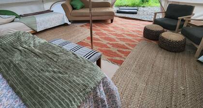 Quaint 1-bedroom Bell Tent in charming Frankfort, ME perfect for nature lovers.
