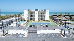 Apartment, 2 Bedrooms | Sports court - Beachfront 2br, 5th Floor Views, Wakable Spi 2 Bedroom Apts (South Padre Island)