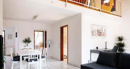Large Gallery Apartment • Stuttgart Trade Fair • Balcony • Parking Lot