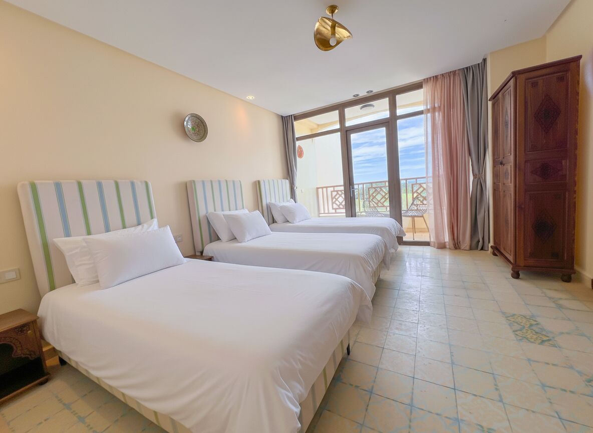 Comfort Triple Room, Sea Facing | In-room safe, blackout drapes, soundproofing, iron/ironing board