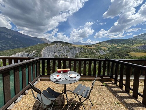 Studio fonctionnel, vue montagne - 4 pers.