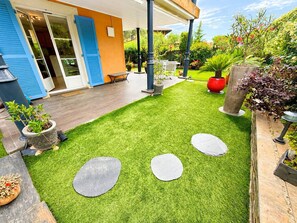 Terrace/patio - Charming apartment, air conditioning - 2 guests (La Croix-Valmer)