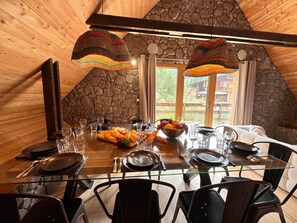 Dining - Spacious chalet - 10 guests (Vars)