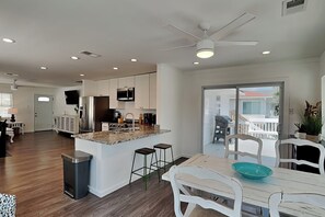 Coffee/tea maker, fridge, microwave, oven - 50 Steps to the Beach | Spacious, Gas Grill, Beach Access (Tybee Island)