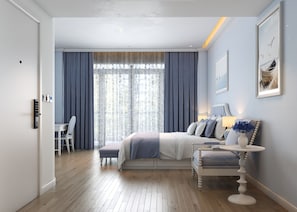 Premium Deluxe King | Minibar, in-room safe, desk, blackout drapes - TTC Lotus Hotel (Phu Quoc)