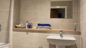 Towels, soap, toilet paper
