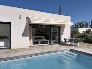 Pool - Villa in Cala Rossa with Private Pool and Beach Within Walking Distance (Lecci)